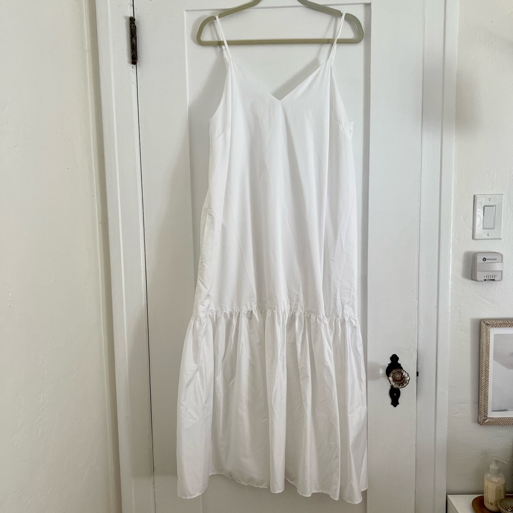 White Midi Dress